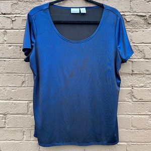 Blue Shimmer Top
